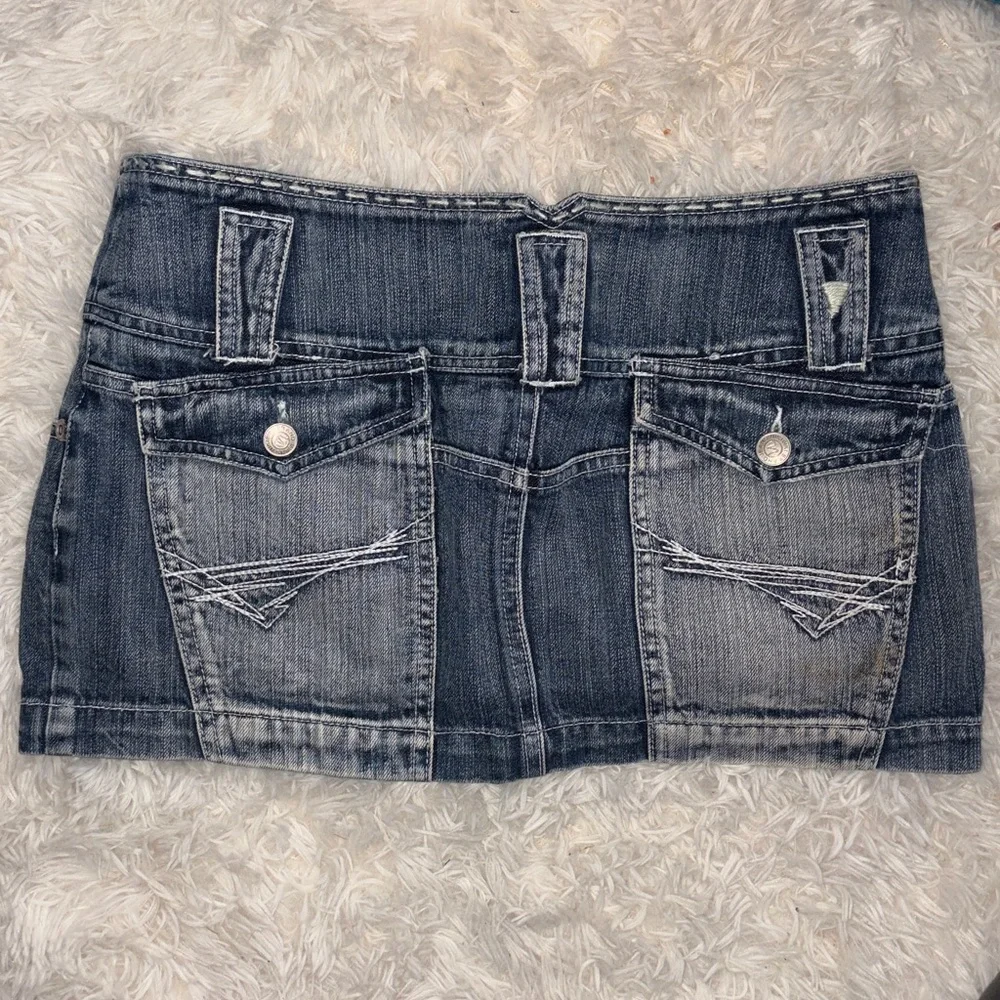 Nikibiki Y2K Denim Micro Mini Skirt - Picture 2 of 3